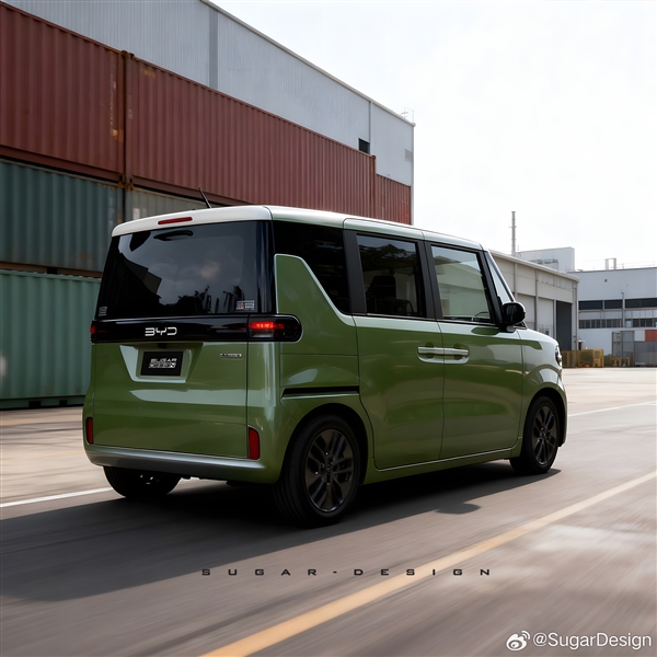 最实用的方盒子 博主绘制比亚迪纯电K-Car效果图:国内太罕见